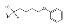 5-Phenoxy-[1,1-D2]-1-pentanol结构式