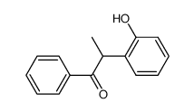 1-(2-hydroxyphenyl)ethyl phenyl ketone结构式