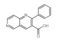 2-PHENYL-1,6-NAPHTHYRIDINE-3-CARBOXYLICACID structure