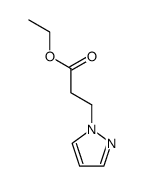 ethyl 3-(1H-pyrazol-1-yl)propanoate结构式