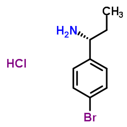 (R)-1-(4-bromophenyl)propan-1-aminehydrochloride Structure