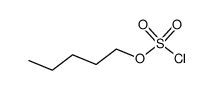 chlorosulfuric acid pentyl ester Structure