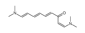 1,9-bis(dimethylamino)nona-1,4,6,8-tetraen-3-one结构式