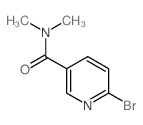 6-Bromo-N,N-dimethylnicotinamide Structure