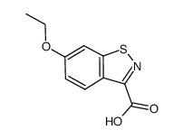6-ethoxybenzo[d]isothiazole-3-carboxylic acid structure
