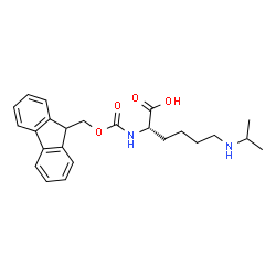 Fmoc-Lys(ipr)-OH结构式