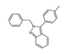 2-benzyl-3-(4-methylphenyl)indazole Structure