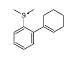 [2-(cyclohexen-1-yl)phenyl]-dimethylsilicon结构式