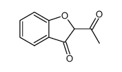 2-acetyl-2,3-dihydrobenzo(b)furan-3-one Structure