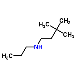 3,3-Dimethyl-N-propyl-1-butanamine Structure