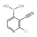 2-chloro-3-cyanopyridin-4-ylboronic acid picture