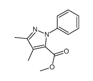 methyl 4,5-dimethyl-2-phenylpyrazole-3-carboxylate Structure