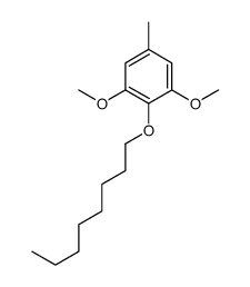 1,3-dimethoxy-5-methyl-2-octoxybenzene Structure