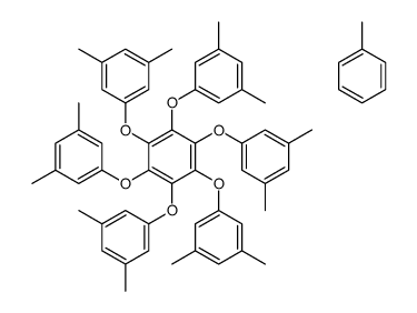 1,2,3,4,5,6-hexakis(3,5-dimethylphenoxy)benzene,toluene结构式