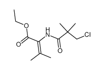 ethyl N-(β-chloropivaloyl)-dehydrovaline Structure