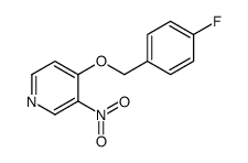 4-[(4-fluorophenyl)methoxy]-3-nitropyridine Structure
