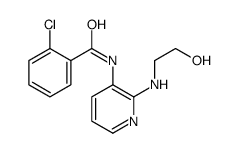 2-chloro-N-[2-(2-hydroxyethylamino)pyridin-3-yl]benzamide Structure