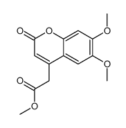 methyl 2-(6,7-dimethoxy-2-oxochromen-4-yl)acetate Structure