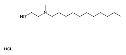 2-[dodecyl(methyl)amino]ethanol,hydrochloride Structure