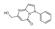 5-(hydroxymethyl)-1-phenylpyrazolo[1,5-a]pyrimidin-7-one Structure