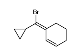 3-[bromo(cyclopropyl)methylidene]cyclohexene Structure