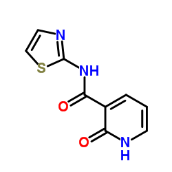 2-oxo-N-(2-thiazolyl)-1H-pyridine-3-carboxamide Structure