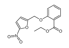 ethyl 2-[(5-nitrofuran-2-yl)methoxy]benzoate Structure