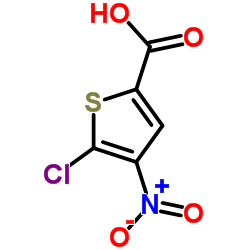 5-Chloro-4-nitrothiophene-2-carboxylic acid structure