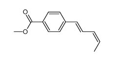 ((1E,3Z)-4-Penta-1,3-dienyl)-benzoic acid methyl ester结构式