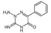 2,3-diamino-6-phenyl-1,2,4-triazin-5-one Structure