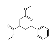 (E)-2-Phenethyl-but-2-enedioic acid dimethyl ester结构式