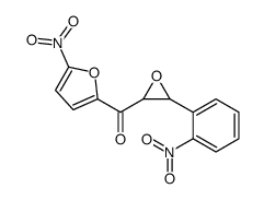 (5-nitrofuran-2-yl)-[3-(2-nitrophenyl)oxiran-2-yl]methanone Structure