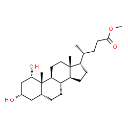 methyl 1,3-dihydroxycholan-24-oate Structure