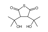 2,5-Thiophenedione, dihydro-3,4-bis(1-hydroxy-1-methylethyl)结构式