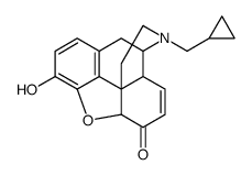 N-(cyclopropylmethyl)normorphinone结构式