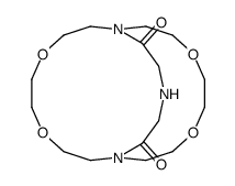 4,7,13,16-tetraoxa-1,10,21-triazabicyclo[8.8.5]tricosane-19,23-dione Structure