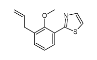 2-(2-methoxy-3-prop-2-enylphenyl)-1,3-thiazole Structure