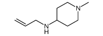 4-Piperidinamine, 1-methyl-N-2-propen-1-yl结构式