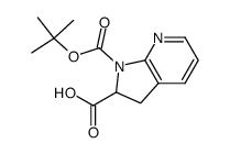 2,3-dihydro-pyrrolo[2,3-b]pyridine-1,2-dicarboxylic acid 1-tert-butyl ester Structure