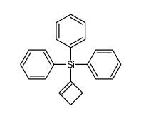 cyclobuten-1-yl(triphenyl)silane Structure
