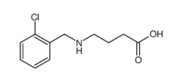 Butanoic acid, 4-[[(2-chlorophenyl)methyl]amino] Structure