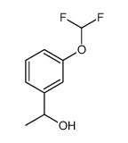 1-[3-(Difluoromethoxy)phenyl]ethanol结构式