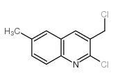 2-chloro-3-(chloromethyl)-6-methylquinoline Structure