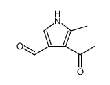 1H-Pyrrole-3-carboxaldehyde, 4-acetyl-5-methyl结构式