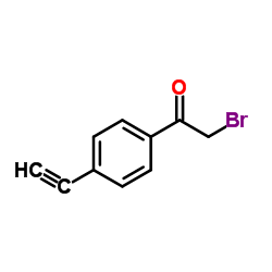 2-Bromo-1-(4-ethynylphenyl)ethanone Structure