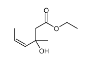 Ethyl 3-hydroxy-3-methyl-4-hexenoate Structure