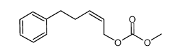 (Z)-5-phenyl-2-penten-1-yl methyl carbonate Structure