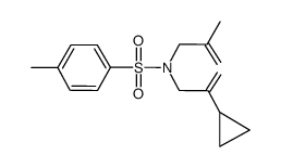 α-(N-(2-methylallyl)-N-tosyl aminomethyl)vinylcyclopropane结构式