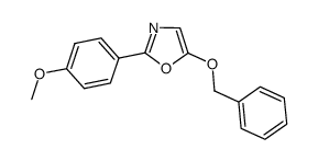 5-(benzyloxy)-2-(4-methoxyphenyl)oxazole结构式