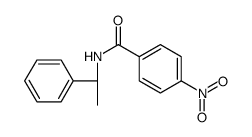 4-nitro-N-[(1R)-1-phenylethyl]benzamide结构式